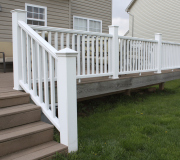 Home deck railing